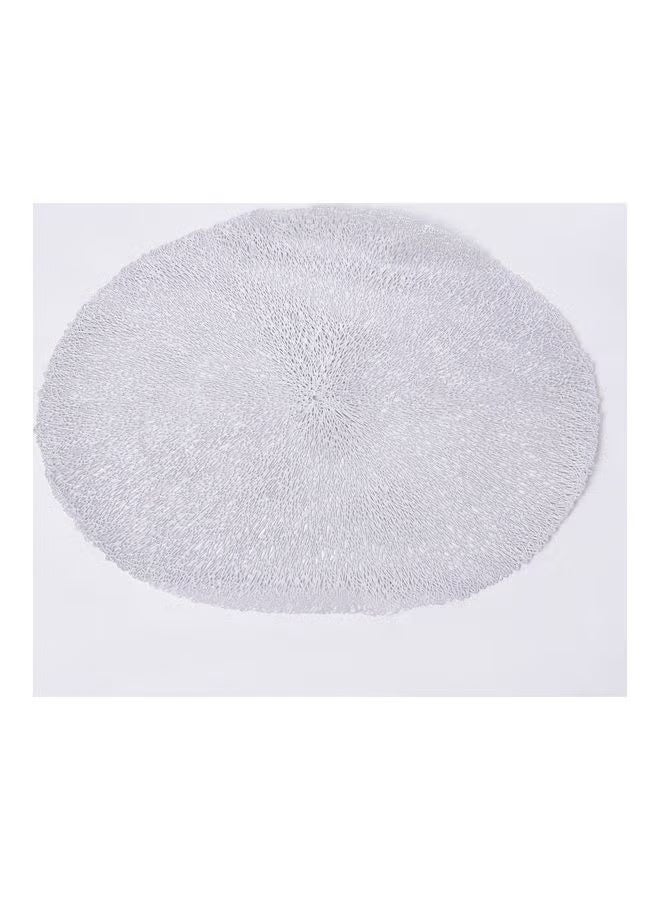 Dahlia Round Placemat Silver 38cm - Image 4